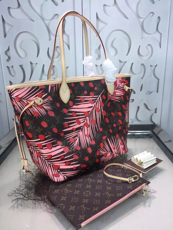 ルイヴィトン モノグラム スーパーコピージャングルドット プリント入り ネヴァーフルMM M41979